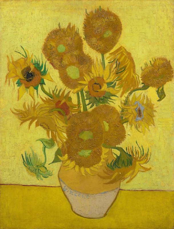 Van Gogh Sunflowers painting
