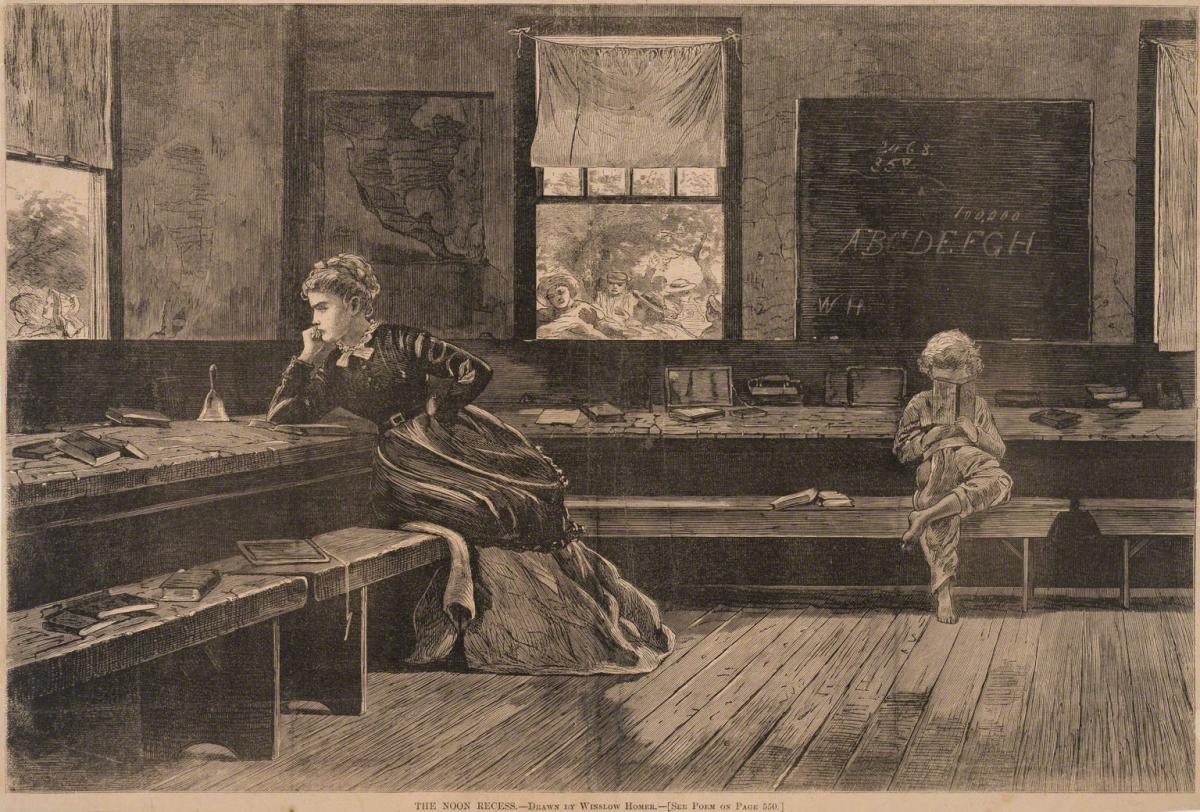 Winslow Homer, The Noon Recess, 1873.