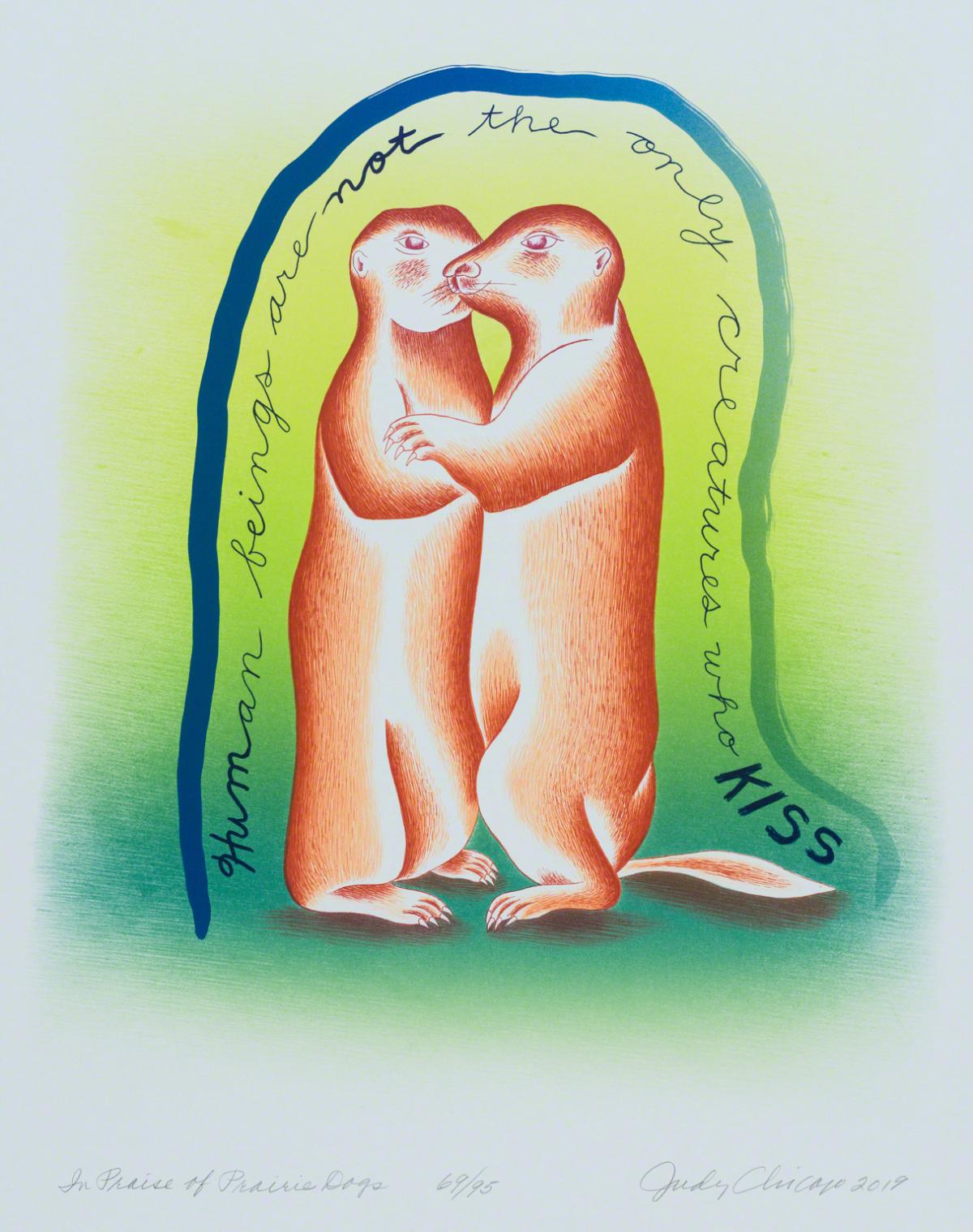 Judy Chicago, In Praise of Prairie Dogs, 2019.