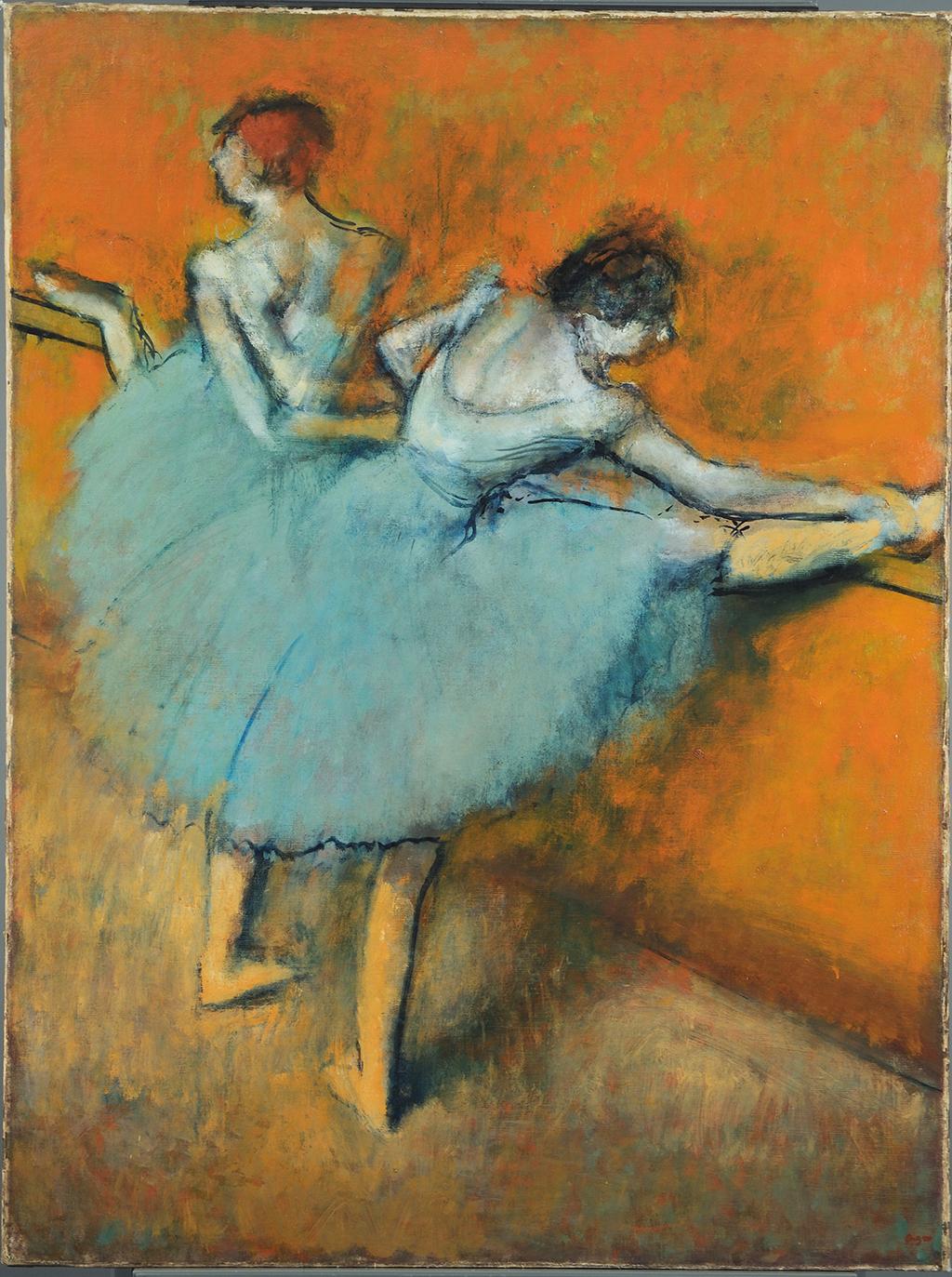 Edgar Degas, Dancers at the Barre, early 1880s-c. 1900 Edgar Degas, Dancers at the Barre, early 1880s-c. 1900