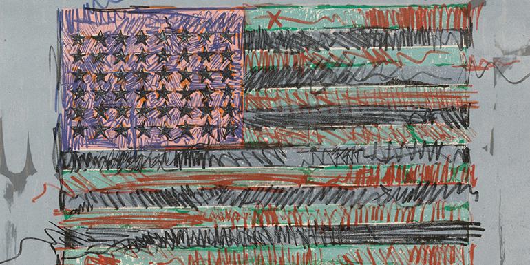 Flags II, Jasper Johns, 1970 Flags II, Jasper Johns, 1970