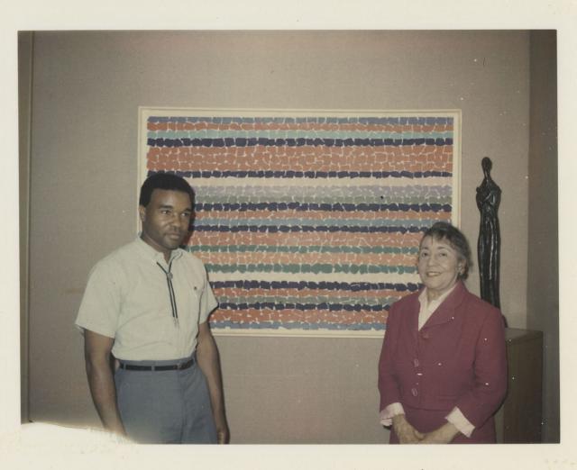 David Driskell and Alma Thomas