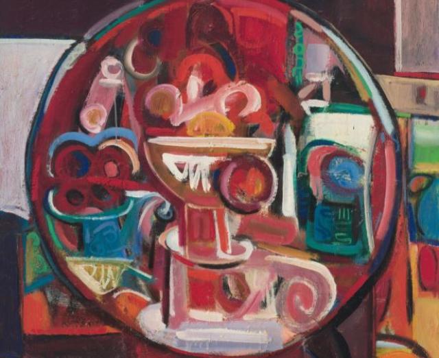 David Driskell's Still Life with Sunset