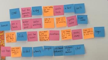  This photo of the poem created by Athena Kopsidisâs first grade class. Photo: Carla White Freyvogel.   